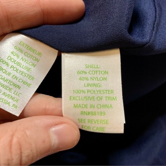 Lilly Pulitzer Felicity Lace A-Line Dress Navy 6 - Picture 7 of 8